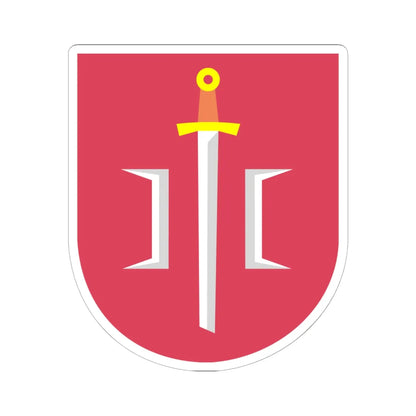 POL Cieszanów COA (Poland) (Coat of Arms) STICKER Vinyl Kiss-Cut Decal 6 Inch White - The Sticker Space