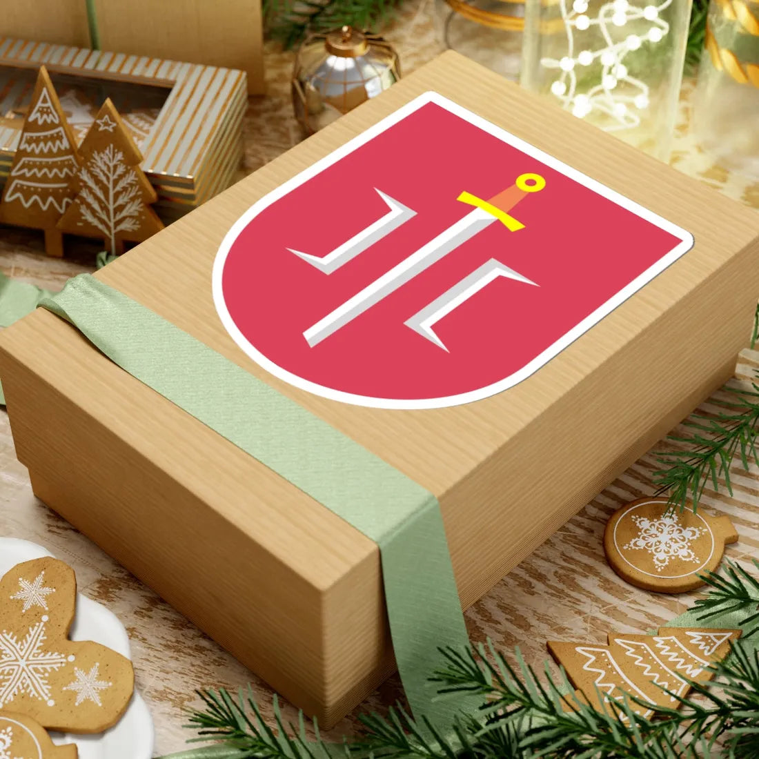 POL Cieszanów COA (Poland) (Coat of Arms) STICKER Vinyl Kiss-Cut Decal - The Sticker Space