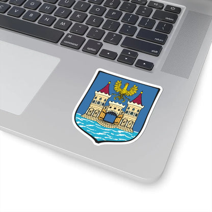 POL Cieszyn COA (Poland) (Coat of Arms) STICKER Vinyl Kiss-Cut Decal - The Sticker Space