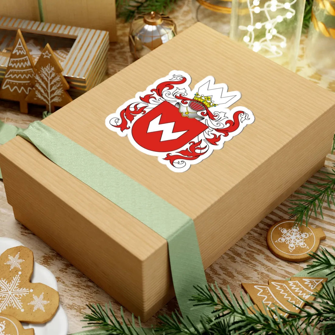 POL COA Abdank (Poland) (Coat of Arms) STICKER Vinyl Kiss-Cut Decal - The Sticker Space