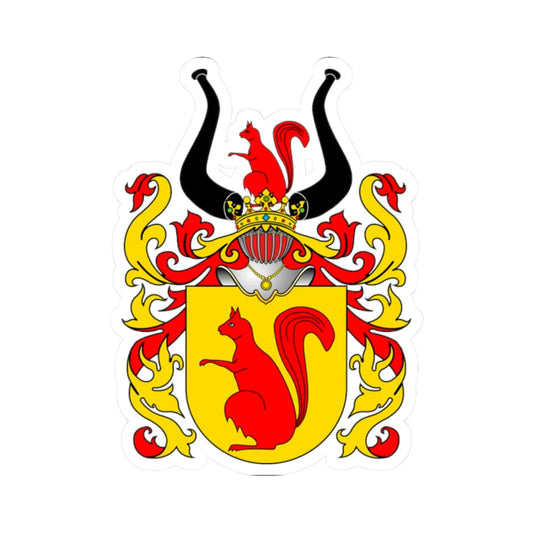 POL COA Achinger (Poland) (Coat of Arms) STICKER Vinyl Kiss-Cut Decal 2 Inch White - The Sticker Space