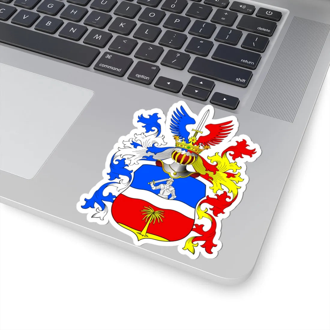 POL COA Adamowicz II (Poland) (Coat of Arms) STICKER Vinyl Kiss-Cut Decal - The Sticker Space