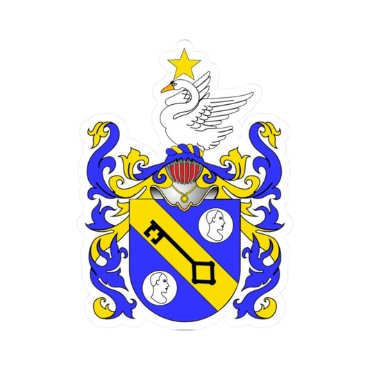 POL COA Alopaeus (Russia) (Coat of Arms) STICKER Vinyl Kiss-Cut Decal 2 Inch White - The Sticker Space