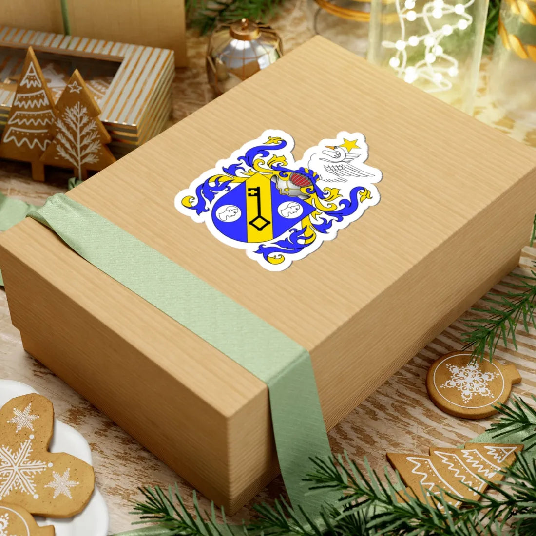 POL COA Alopaeus (Russia) (Coat of Arms) STICKER Vinyl Kiss-Cut Decal - The Sticker Space