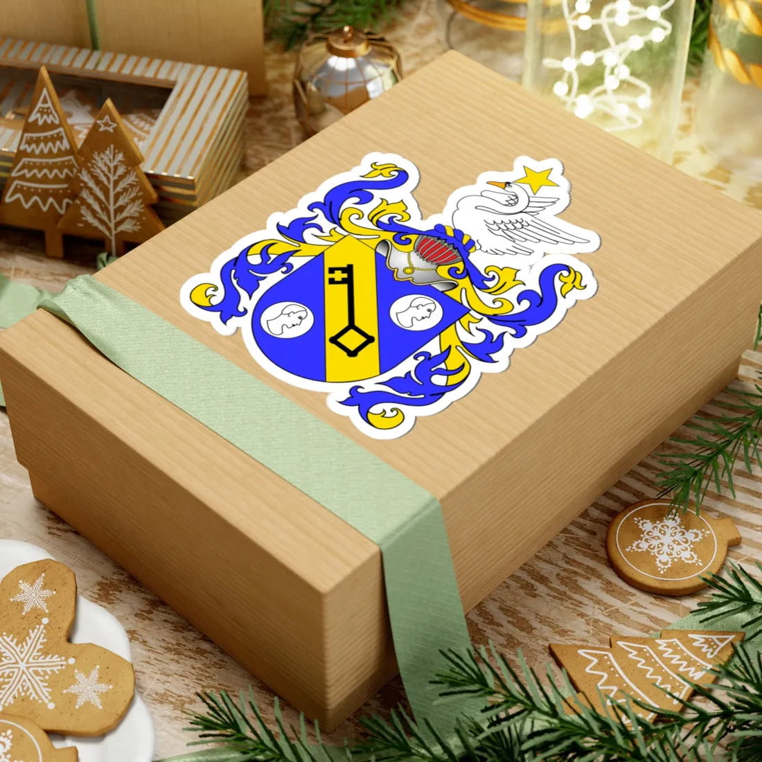 POL COA Alopaeus (Russia) (Coat of Arms) STICKER Vinyl Kiss-Cut Decal - The Sticker Space