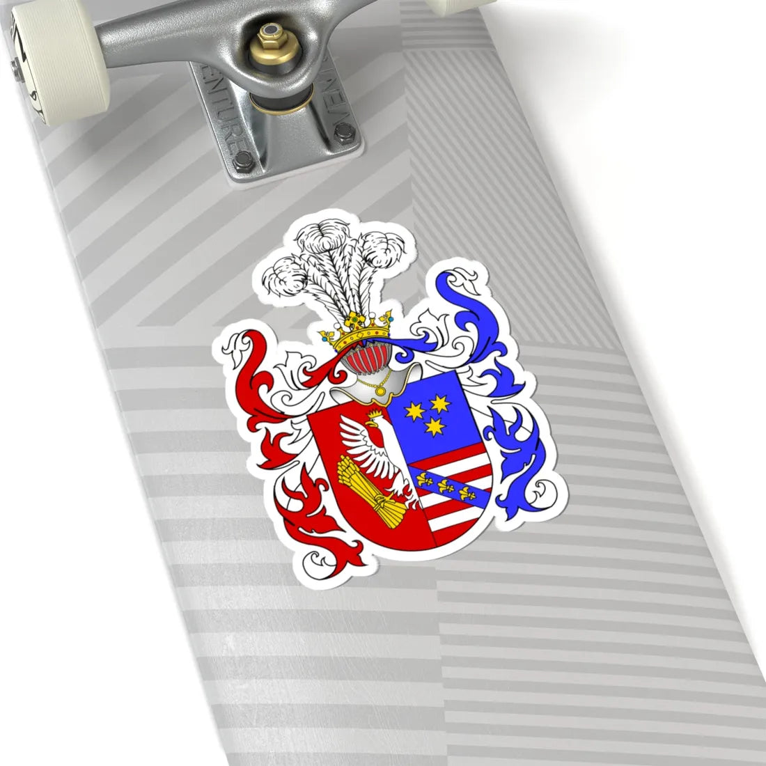 POL COA Arnault le Buy (Poland) (Coat of Arms) STICKER Vinyl Kiss-Cut Decal - The Sticker Space