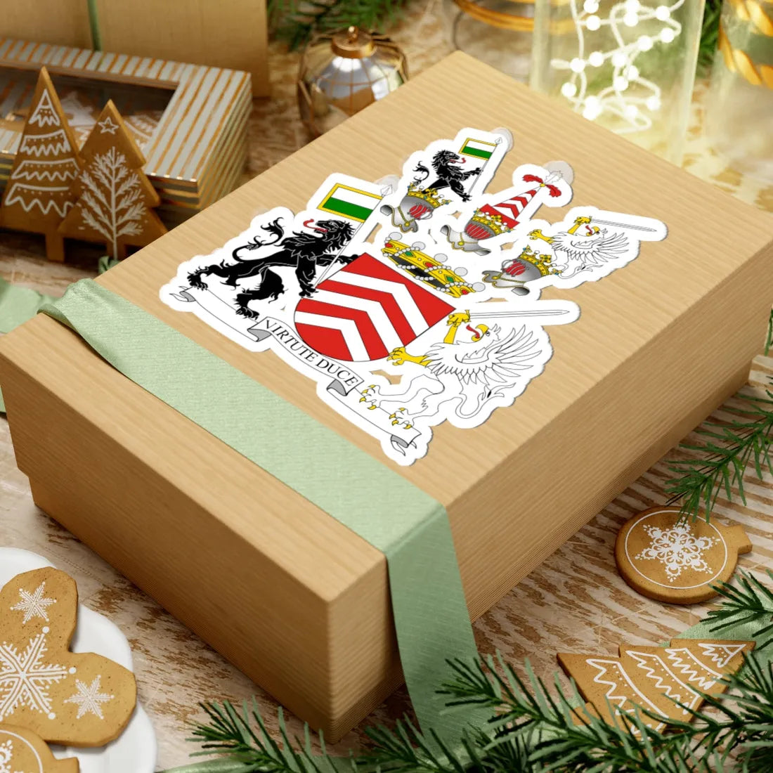 POL COA Asch (Russia) (Coat of Arms) STICKER Vinyl Kiss-Cut Decal - The Sticker Space