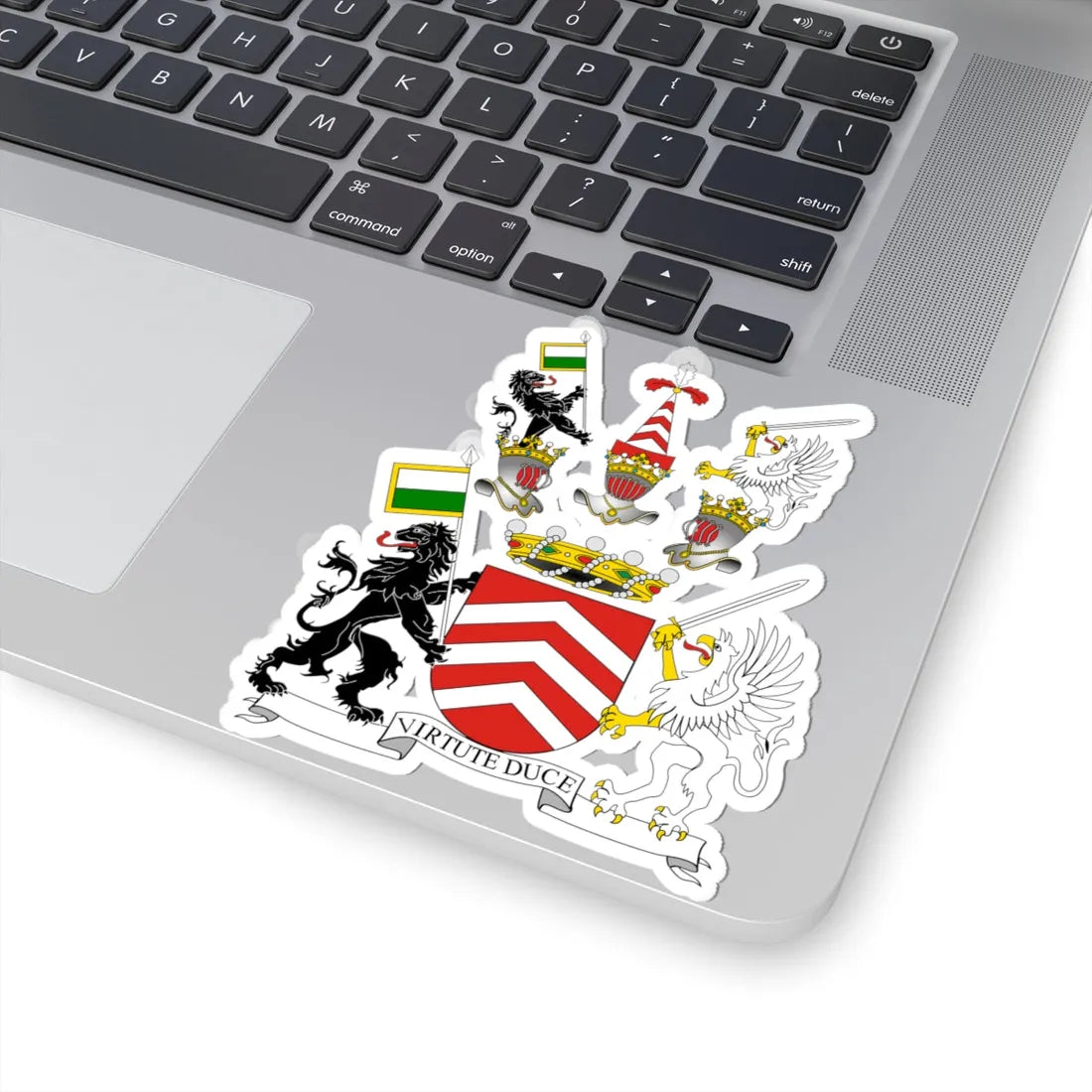 POL COA Asch (Russia) (Coat of Arms) STICKER Vinyl Kiss-Cut Decal - The Sticker Space