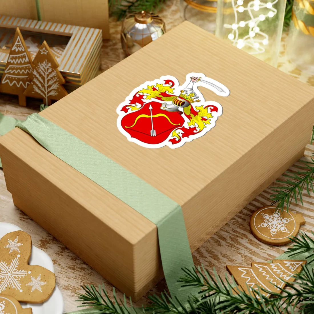 POL COA Assanowicz alt (Poland) (Coat of Arms) STICKER Vinyl Kiss-Cut Decal - The Sticker Space