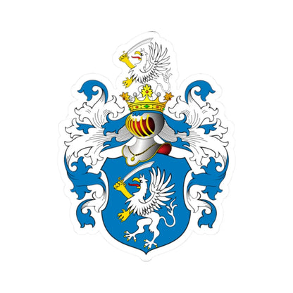 POL COA Bałła alt (Poland) (Coat of Arms) STICKER Vinyl Kiss-Cut Decal 2 Inch White - The Sticker Space