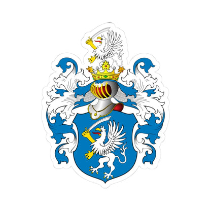 POL COA Bałła alt (Poland) (Coat of Arms) STICKER Vinyl Kiss-Cut Decal 3 Inch White - The Sticker Space