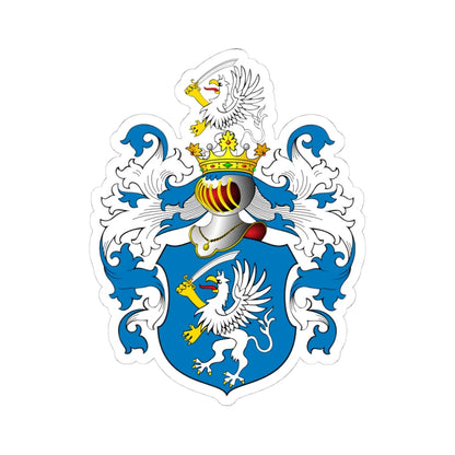 POL COA Bałła alt (Poland) (Coat of Arms) STICKER Vinyl Kiss-Cut Decal 4 Inch White - The Sticker Space