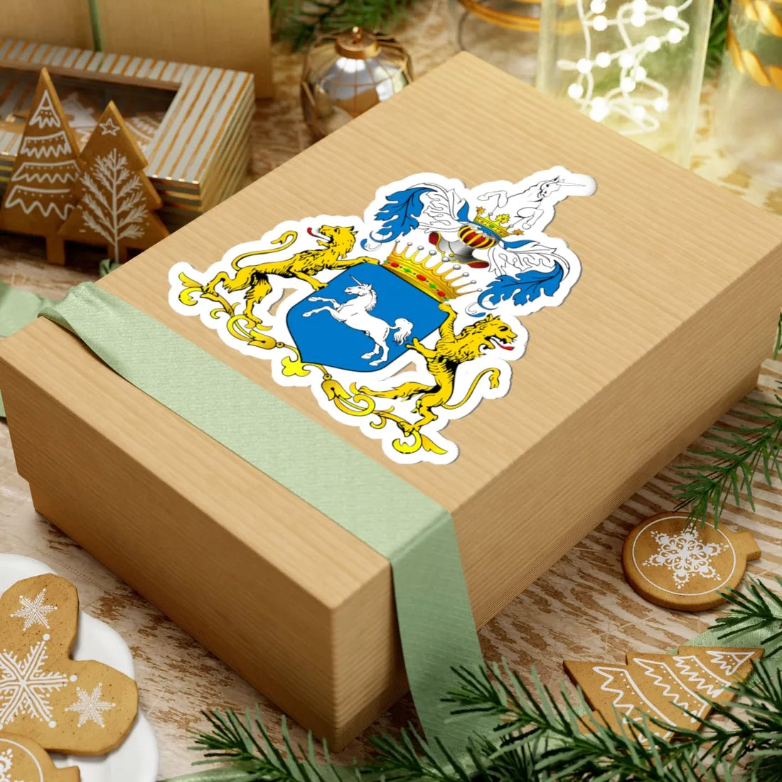 POL COA Badeni 1887 (Poland) (Coat of Arms) STICKER Vinyl Kiss-Cut Decal - The Sticker Space