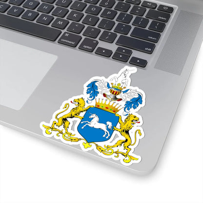 POL COA Badeni 1887 (Poland) (Coat of Arms) STICKER Vinyl Kiss-Cut Decal - The Sticker Space