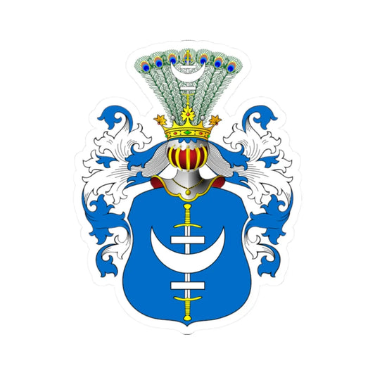 POL COA Błażewski (Poland) (Coat of Arms) STICKER Vinyl Kiss-Cut Decal 2 Inch White - The Sticker Space