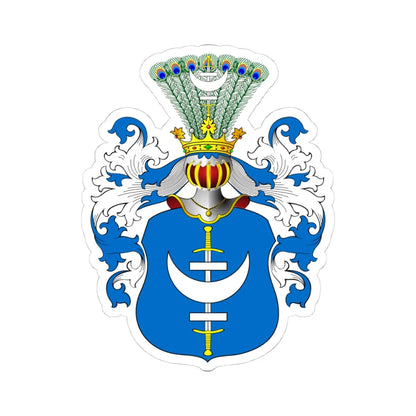 POL COA Błażewski (Poland) (Coat of Arms) STICKER Vinyl Kiss-Cut Decal 4 Inch White - The Sticker Space