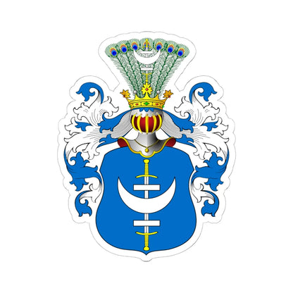 POL COA Błażewski (Poland) (Coat of Arms) STICKER Vinyl Kiss-Cut Decal 6 Inch White - The Sticker Space