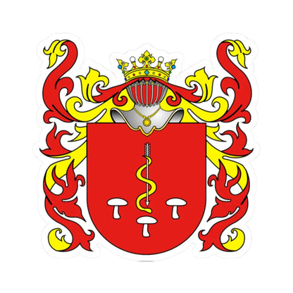 POL COA Bajbuza (Poland) (Coat of Arms) STICKER Vinyl Kiss-Cut Decal 2 Inch White - The Sticker Space