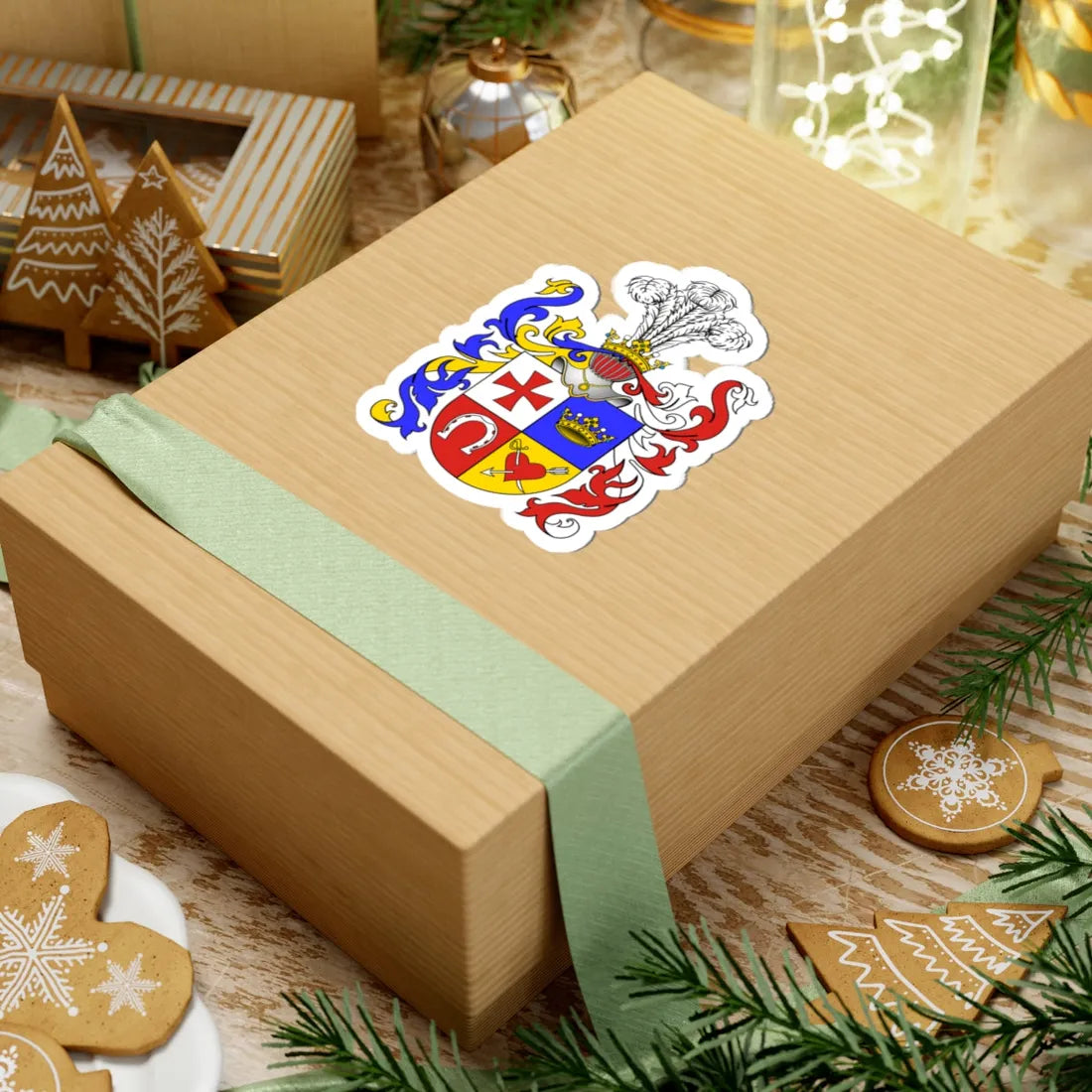 POL COA Bakuryński (Russia) (Coat of Arms) STICKER Vinyl Kiss-Cut Decal - The Sticker Space