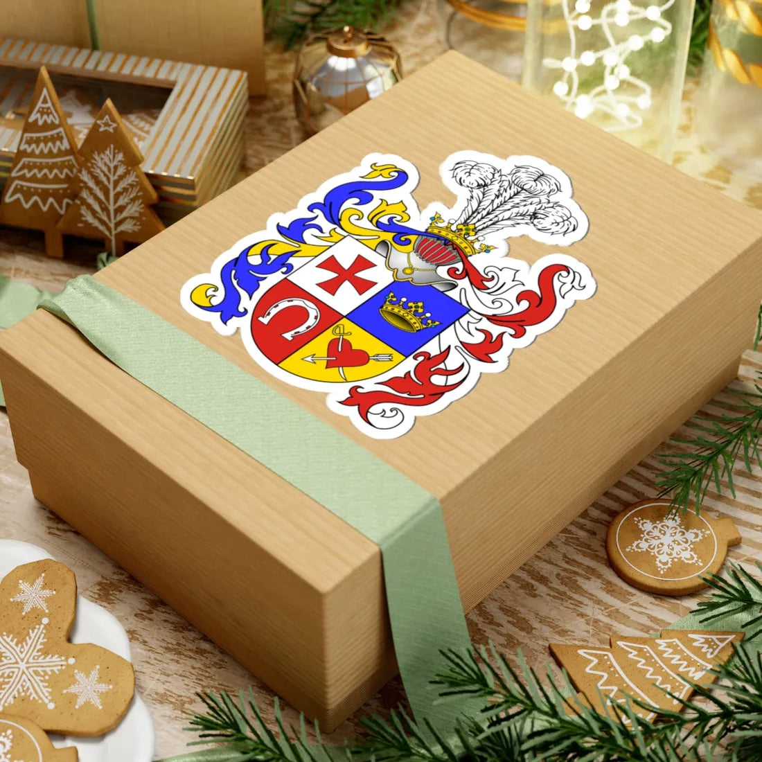 POL COA Bakuryński (Russia) (Coat of Arms) STICKER Vinyl Kiss-Cut Decal - The Sticker Space