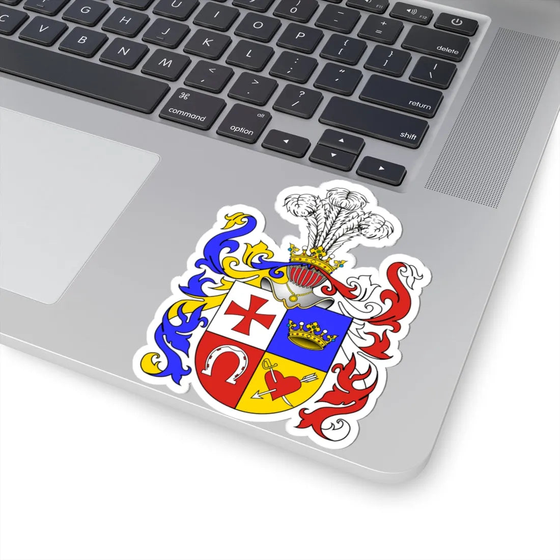 POL COA Bakuryński (Russia) (Coat of Arms) STICKER Vinyl Kiss-Cut Decal - The Sticker Space