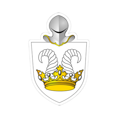 POL COA Barana Rogi alt (Poland) (Coat of Arms) STICKER Vinyl Kiss-Cut Decal 4 Inch White - The Sticker Space