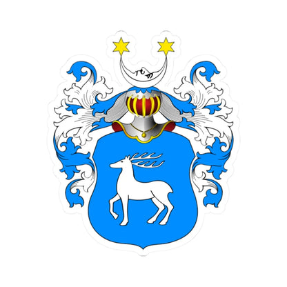 POL COA Barcz II (Poland) (Coat of Arms) STICKER Vinyl Kiss-Cut Decal 2 Inch White - The Sticker Space