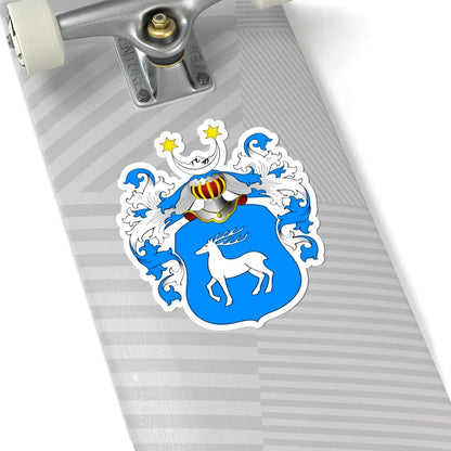 POL COA Barcz II (Poland) (Coat of Arms) STICKER Vinyl Kiss-Cut Decal - The Sticker Space