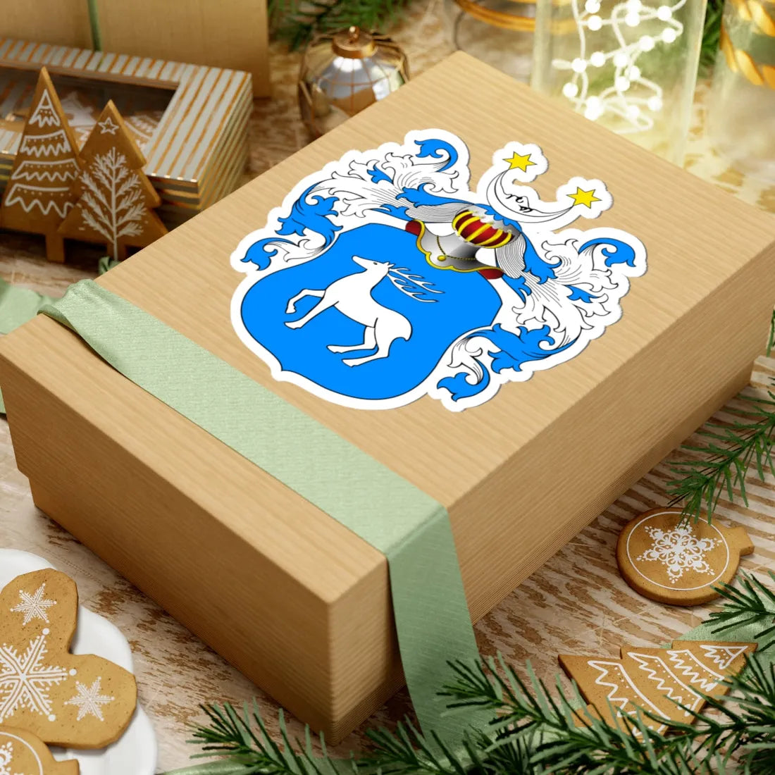 POL COA Barcz II (Poland) (Coat of Arms) STICKER Vinyl Kiss-Cut Decal - The Sticker Space