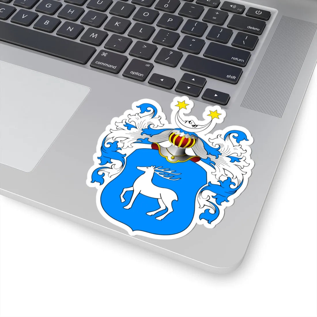 POL COA Barcz II (Poland) (Coat of Arms) STICKER Vinyl Kiss-Cut Decal - The Sticker Space