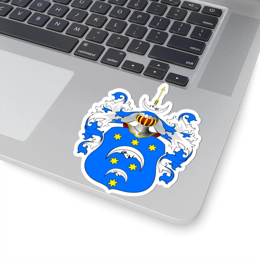 POL COA Barcz III b (Poland) (Coat of Arms) STICKER Vinyl Kiss-Cut Decal - The Sticker Space