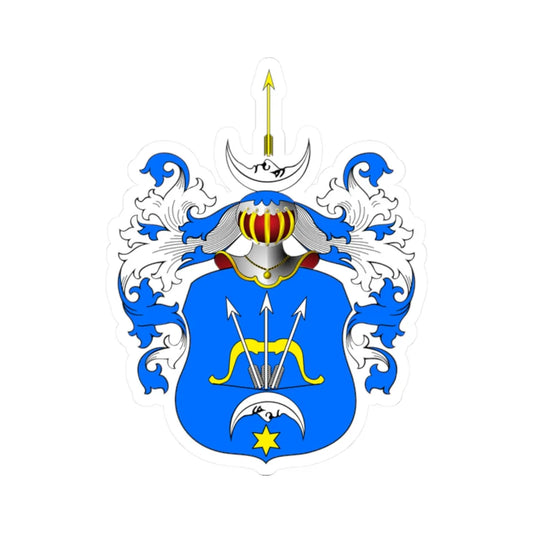 POL COA Barcz III (Poland) (Coat of Arms) STICKER Vinyl Kiss-Cut Decal 2 Inch White - The Sticker Space