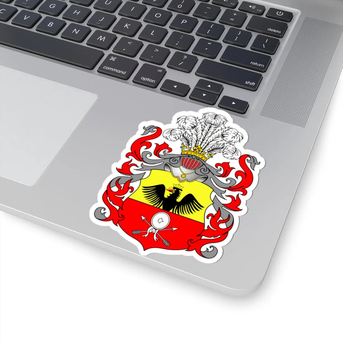 POL COA Bastian (Poland) (Coat of Arms) STICKER Vinyl Kiss-Cut Decal - The Sticker Space