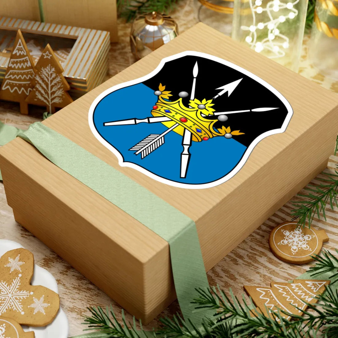 POL COA Baumgarten (Poland) (Coat of Arms) STICKER Vinyl Kiss-Cut Decal - The Sticker Space