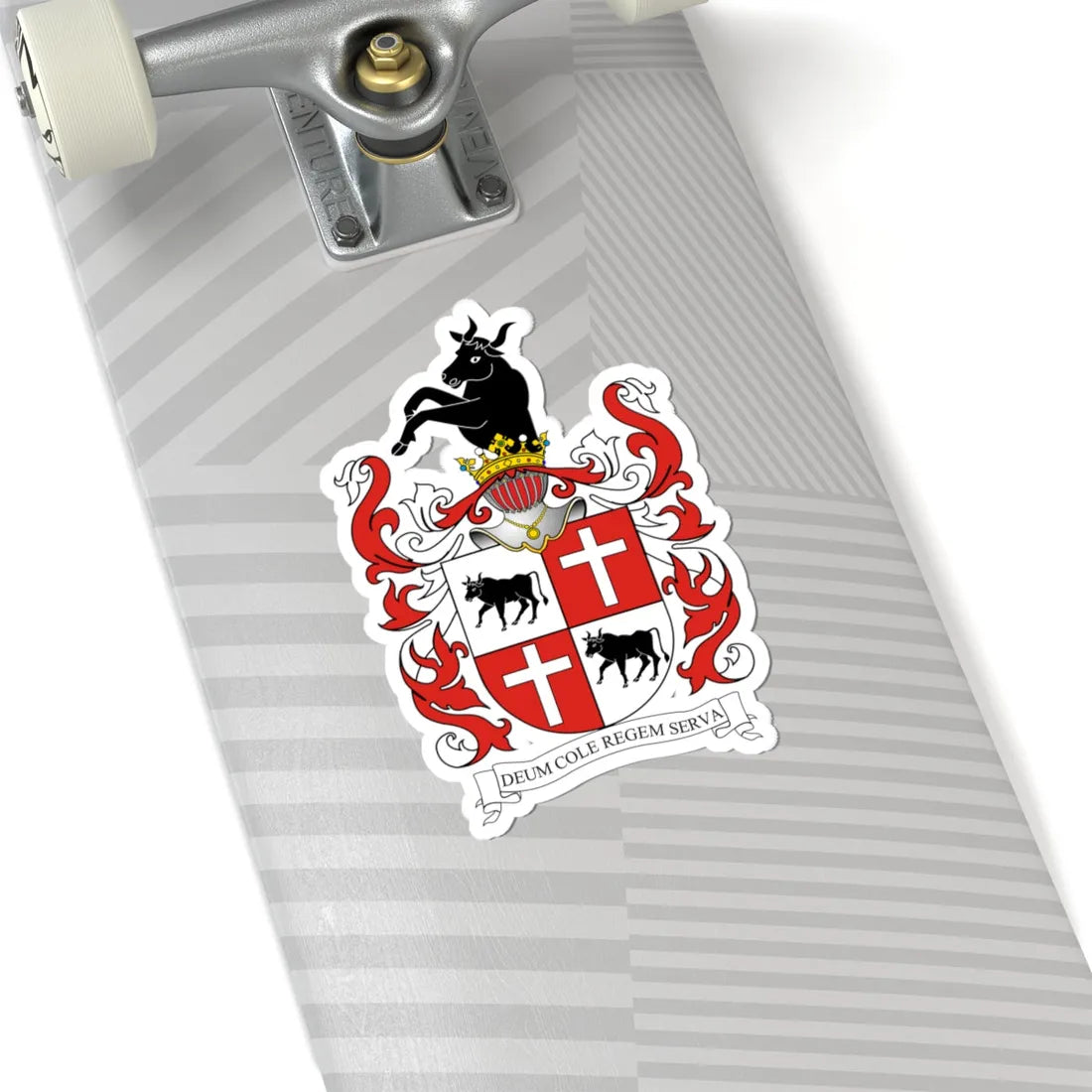 POL COA Bawół II (Poland) (Coat of Arms) STICKER Vinyl Kiss-Cut Decal - The Sticker Space