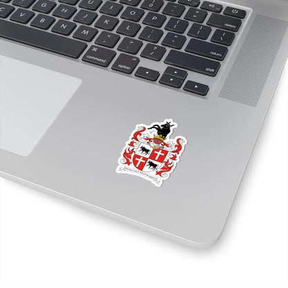 POL COA Bawół II (Poland) (Coat of Arms) STICKER Vinyl Kiss-Cut Decal - The Sticker Space
