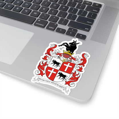 POL COA Bawół II (Poland) (Coat of Arms) STICKER Vinyl Kiss-Cut Decal - The Sticker Space