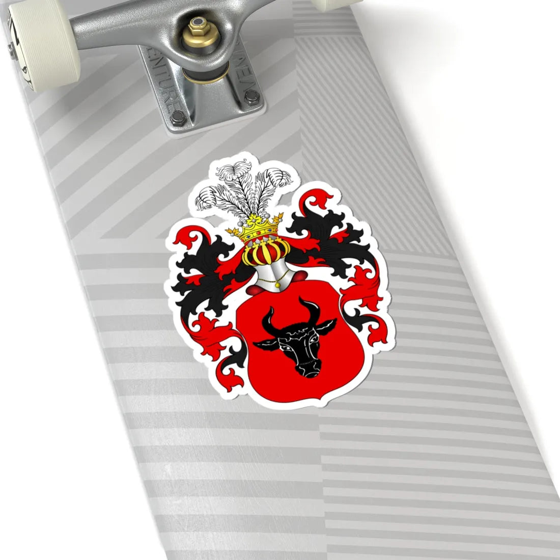 POL COA Bawola Głowa (Poland) (Coat of Arms) STICKER Vinyl Kiss-Cut Decal - The Sticker Space