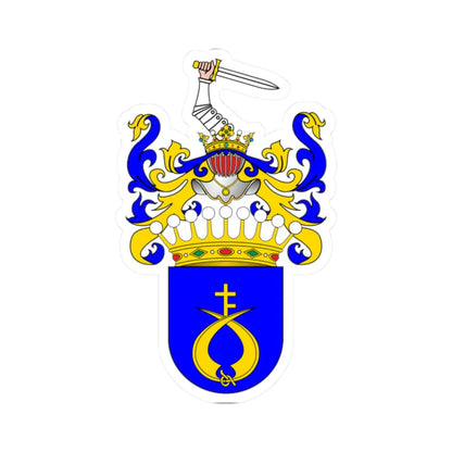 POL COA Baworowski hrabia alt (Poland) (Coat of Arms) STICKER Vinyl Kiss-Cut Decal 2 Inch White - The Sticker Space