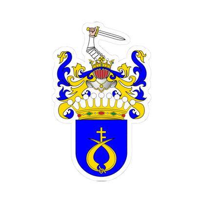 POL COA Baworowski hrabia alt (Poland) (Coat of Arms) STICKER Vinyl Kiss-Cut Decal 3 Inch White - The Sticker Space
