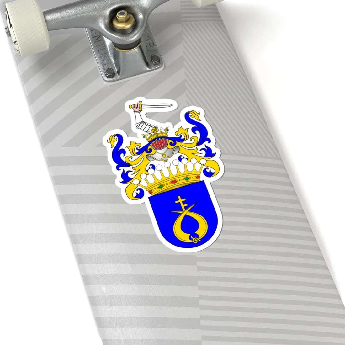 POL COA Baworowski hrabia alt (Poland) (Coat of Arms) STICKER Vinyl Kiss-Cut Decal - The Sticker Space