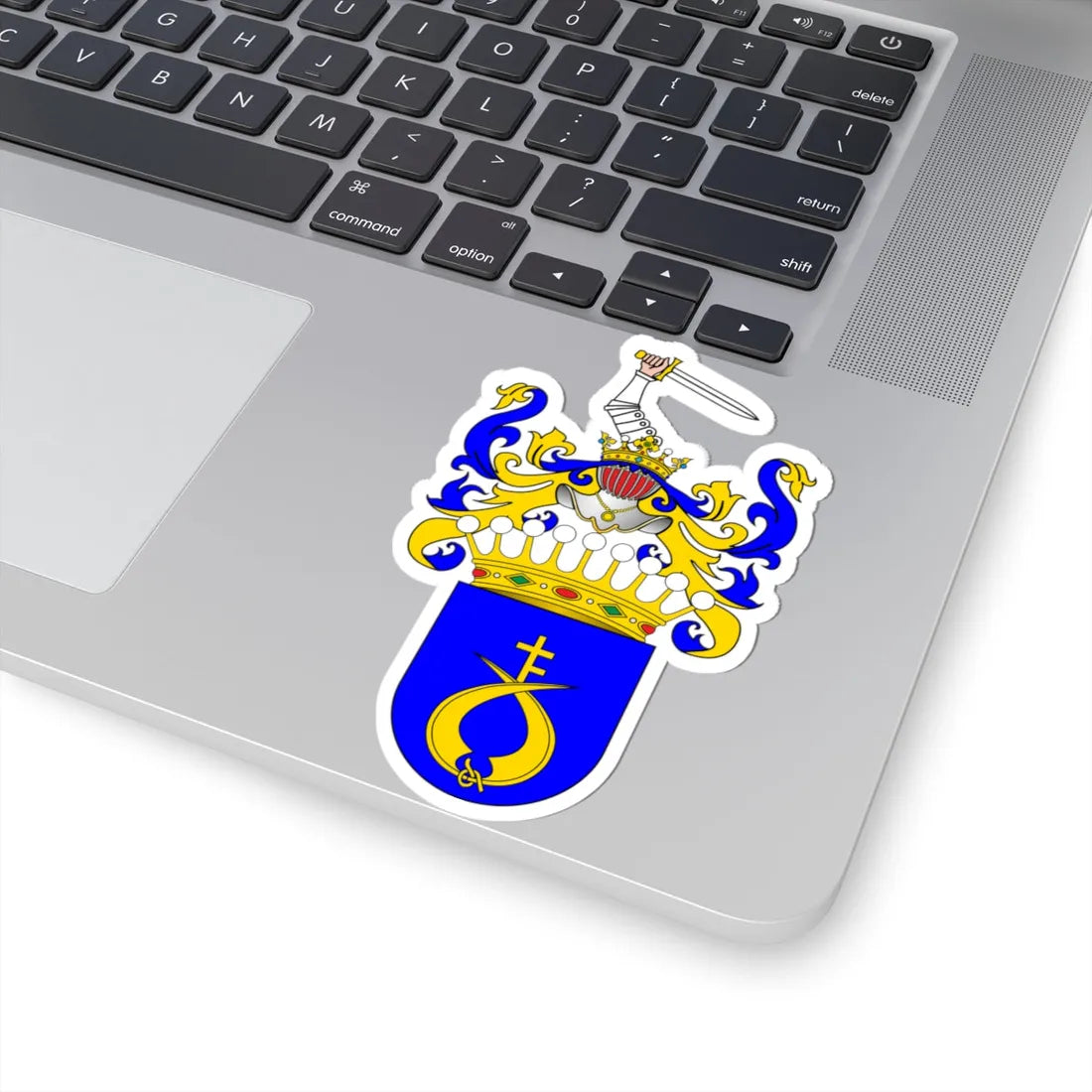 POL COA Baworowski hrabia alt (Poland) (Coat of Arms) STICKER Vinyl Kiss-Cut Decal - The Sticker Space