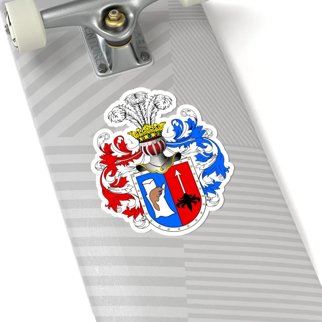 POL COA Bóbr (Poland) (Coat of Arms) STICKER Vinyl Kiss-Cut Decal - The Sticker Space