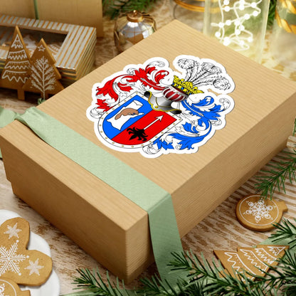 POL COA Bóbr (Poland) (Coat of Arms) STICKER Vinyl Kiss-Cut Decal - The Sticker Space