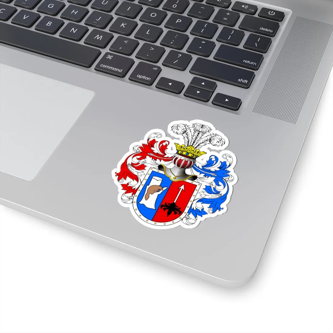 POL COA Bóbr (Poland) (Coat of Arms) STICKER Vinyl Kiss-Cut Decal - The Sticker Space