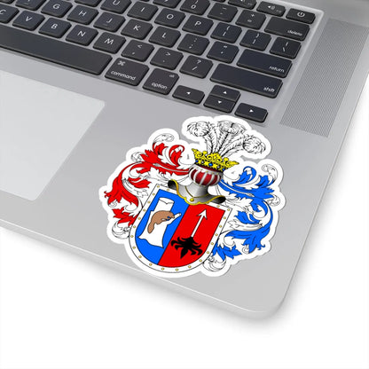 POL COA Bóbr (Poland) (Coat of Arms) STICKER Vinyl Kiss-Cut Decal - The Sticker Space
