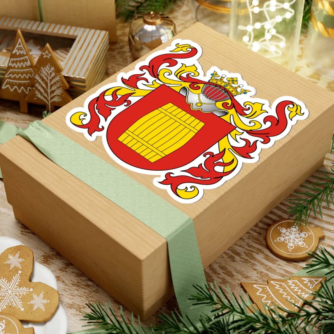 POL COA Beczka (Poland) (Coat of Arms) STICKER Vinyl Kiss-Cut Decal - The Sticker Space