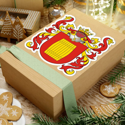 POL COA Beczka (Poland) (Coat of Arms) STICKER Vinyl Kiss-Cut Decal - The Sticker Space