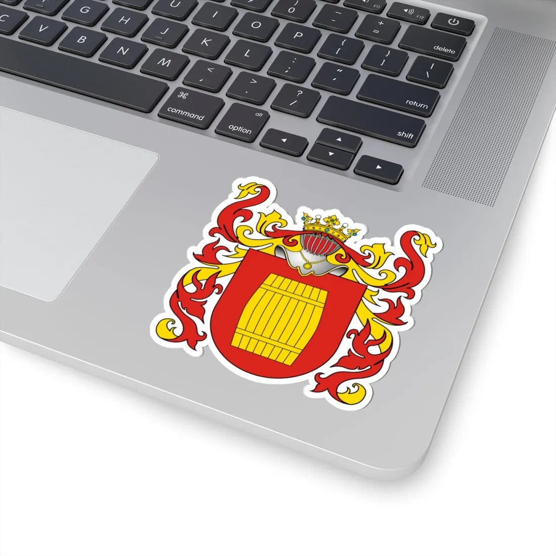 POL COA Beczka (Poland) (Coat of Arms) STICKER Vinyl Kiss-Cut Decal - The Sticker Space