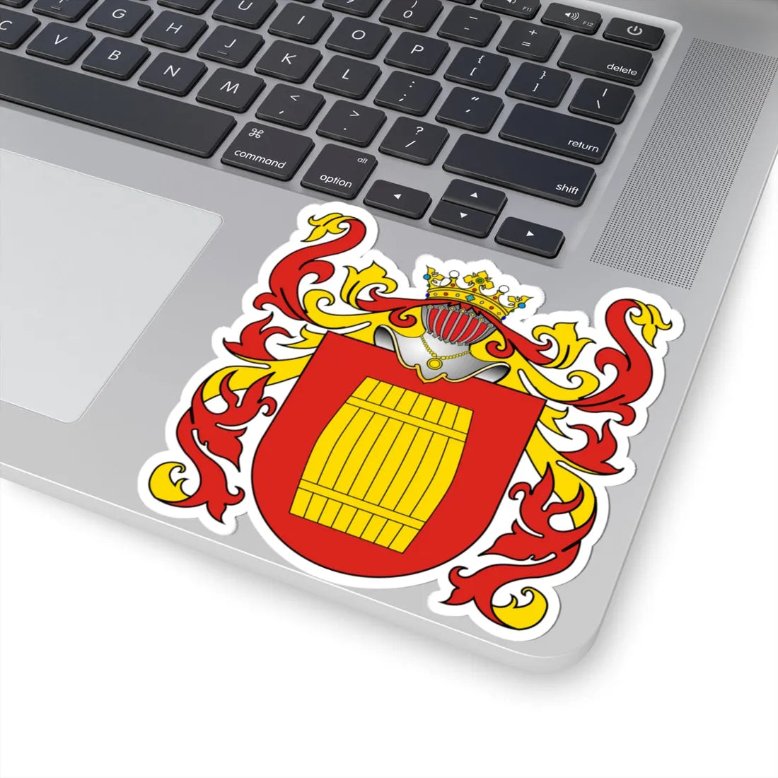 POL COA Beczka (Poland) (Coat of Arms) STICKER Vinyl Kiss-Cut Decal - The Sticker Space